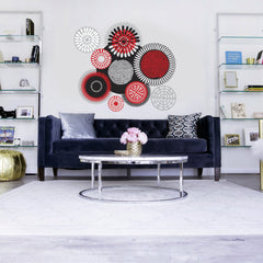 African patterns vinyl wall stickers in room