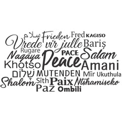 Peace quote - wall poetry