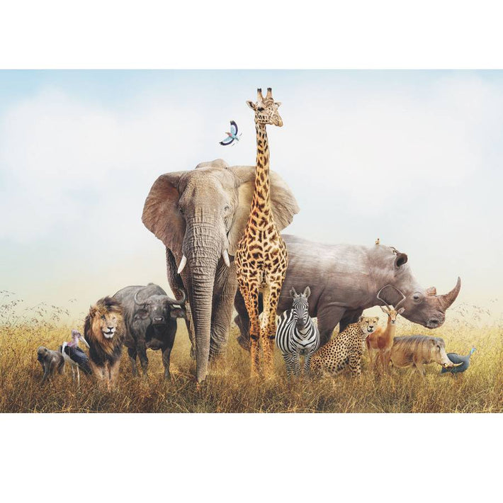 African Animals Mural