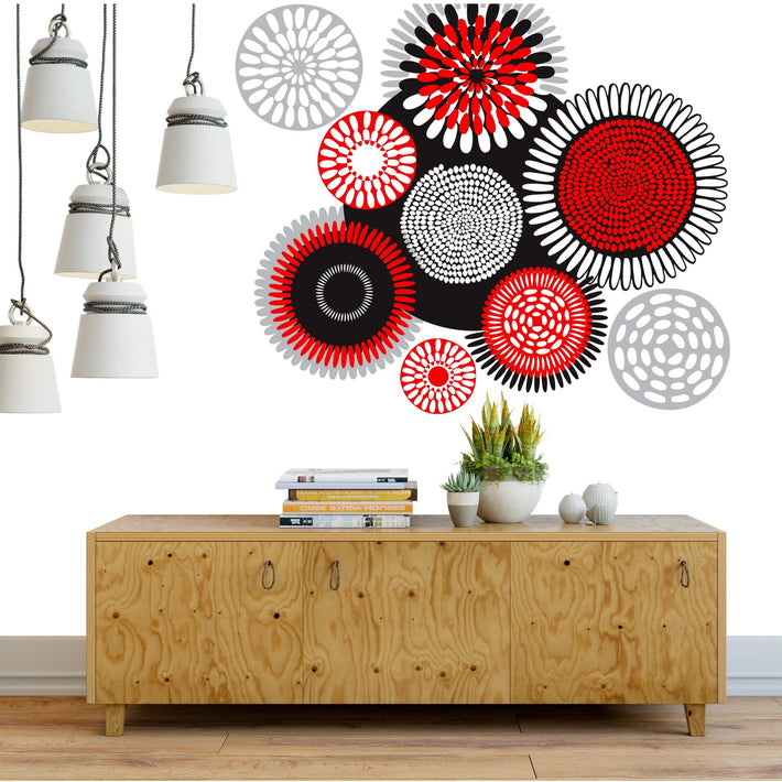 African patterns vinyl wall stickers