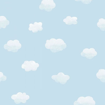 Cloudy Sky Blue Wallpaper