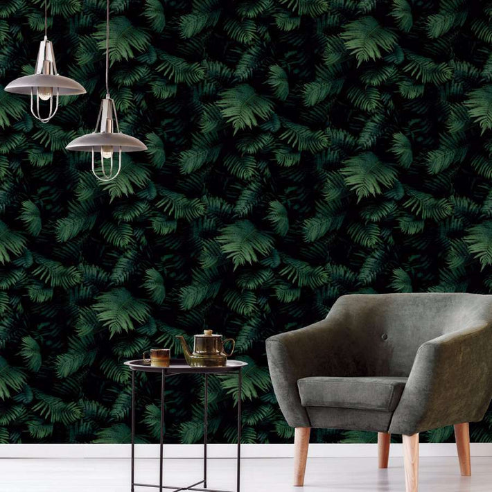 Fern Wall Green Wallpaper