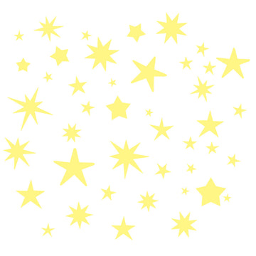 Stars - Glow in the dark stickers