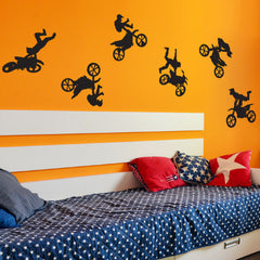 Moto-X Bikes - vinyl wall stickers