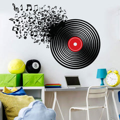 Music Record - vinyl wall sticker