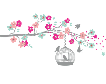 Spring blossom - Giant Vinyl wall stickers