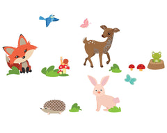 Woodland Forest Animals - Kid's Wall Stickers