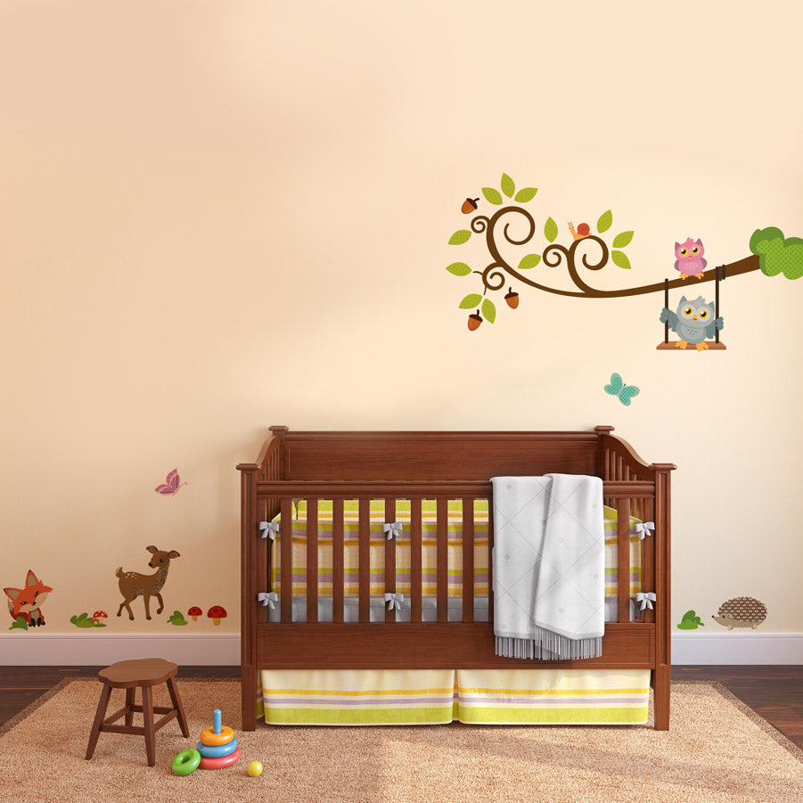 Woodlands Forest branch - Vinyl Wall Stickers